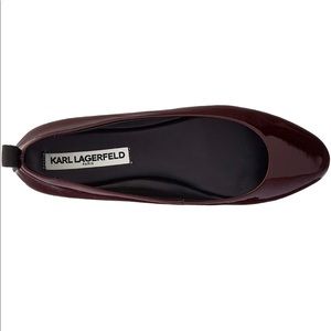 Karl Lagerfeld Vada flats. NWOT Size 7.5